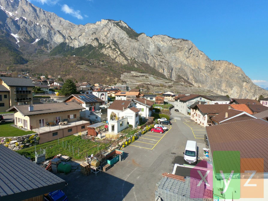 Vue aérienne de la PPE depuis le Sud-Ouest