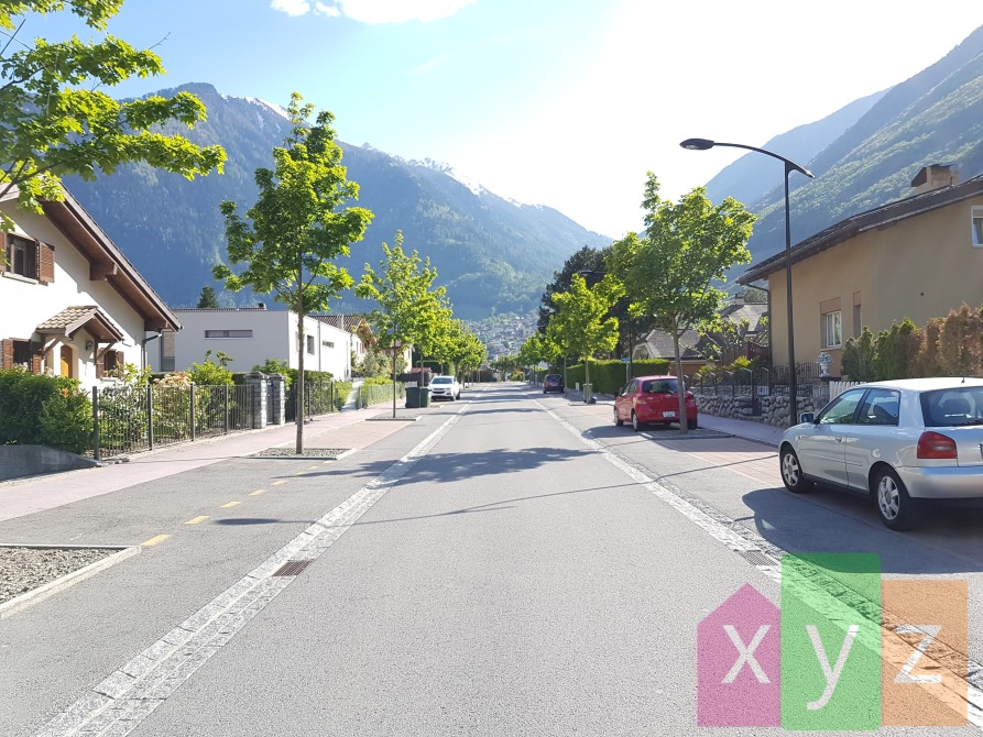 Dernier magnifique terrain de l'Avenue de la Fusion, à Martigny !