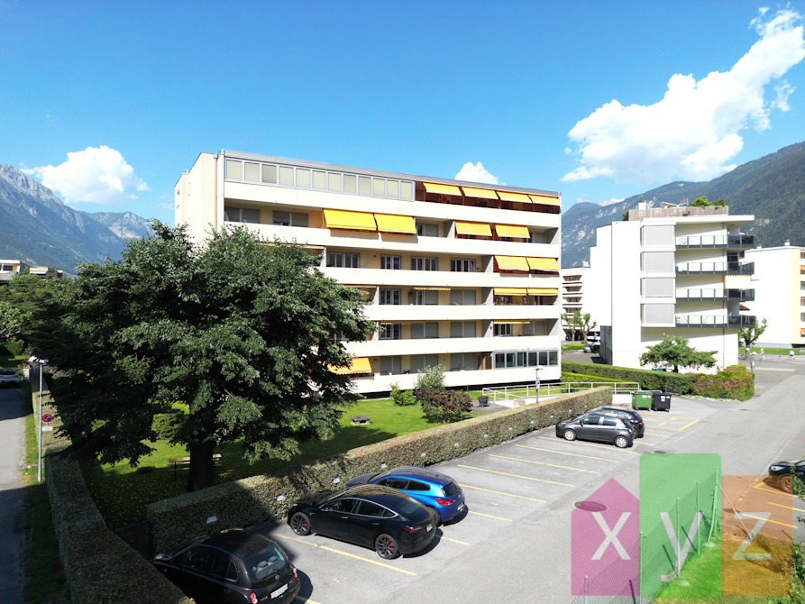 L'immeuble situé dans le quartier prisé de l'avenue de la Fusion à Martigny
